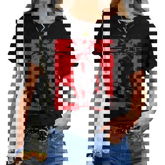 Zombiekateboarder Distressed Zombie Lovers Hombres Es In Mangas Camiseta de mujer - Regaloses