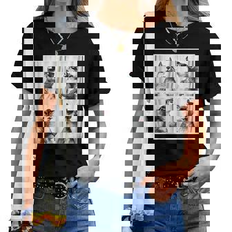 かわいい リスの顔 ペット フォトブース キッズ 若者 男の子 男性 女の子 レディースTシャツ - Kawaiitshirt