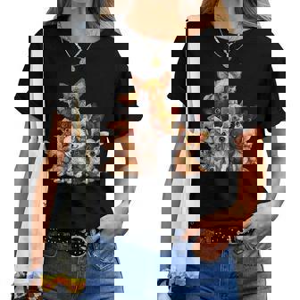 アニメ カワイイ チワワ 女の子 男の子 キッズ レディースTシャツ - Kawaiitshirt