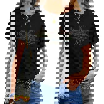 ウィーンシティオーストリアお土産ギフト 男性 女性 レディースTシャツ - Kawaiitshirt