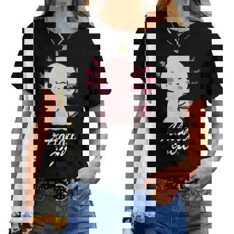 ウーパールーパーの女の子 レディースTシャツ - Kawaiitshirt