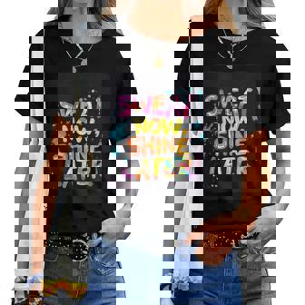 カラフルな汗が今輝き、男の子と女の子のためのステートメント。 レディースTシャツ - Kawaiitshirt