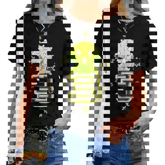 キッズ 3歳 赤ちゃん トリケラトプス 誕生日 恐竜 男の子 女の子 レディースTシャツ - Kawaiitshirt