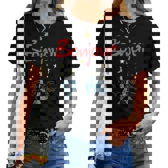 グラフィックデザイン ギフト エッフェル塔 パリ フランス 男性 女性 長袖tシャツ レディースTシャツ - Kawaiitshirt