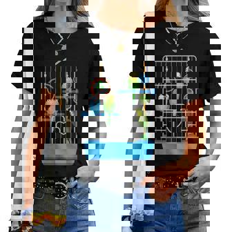 セキセイインコ かわいい 鳥 飼い主 ペット ギフト 女の子 レディースTシャツ - Kawaiitshirt