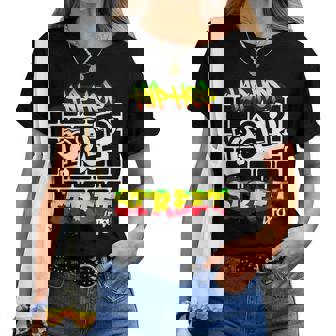 ヒップホップ ラップ ストリートライフ ダンス メラニン 黒人 男性 女性 キッズ レディースTシャツ - Kawaiitshirt