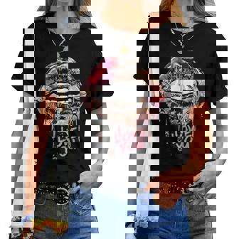 ヒョウ柄 チーター柄 アニマルリップ 花柄 セクシー ヒョウ柄 レディースTシャツ - Kawaiitshirt