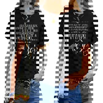 ボーダーコリー ギフト 犬 レッド オレンジ ブラウン 女の子 親友 レディースTシャツ - Kawaiitshirt