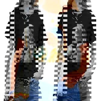 ボーリング 面白いtシャツ フェルメール ボウリング おもしろ ネタ 服 メンズ おもしろグッズ 大人 女性 ボウラー レディースTシャツ - Kawaiitshirt