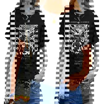 ヨーマグント・コズミック・ホラー クトゥルフ神話 オールド・ワンズ Yomagn'tho Cthulhu Mythos レディースTシャツ - Kawaiitshirt