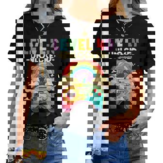 レベル 40歳 男性 女性 ゲーム 40代 40歳 誕生日 レディースTシャツ - Kawaiitshirt