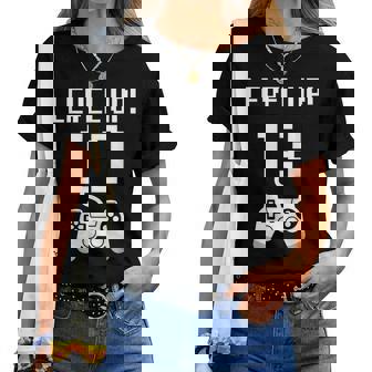 レベルアップ 13歳 誕生日プレゼント 男の子 女の子 レディースTシャツ - Kawaiitshirt