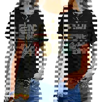 ヴィンテージ 1944 81 歳の誕生日プレゼント 男性 女性 81 歳 レディースTシャツ - Kawaiitshirt