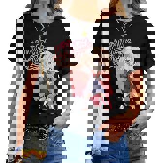 和田ダン しぐれ うい ロリ ダンス ダンス アニメ 女の子 レディースTシャツ - Kawaiitshirt