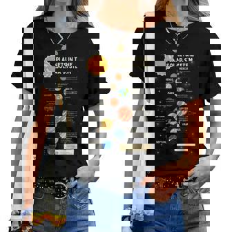 惑星 太陽系 宇宙 科学 男の子 女の子 キッズ レディースTシャツ - Kawaiitshirt