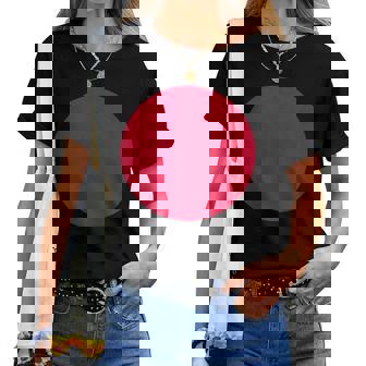 日の丸 Hinomaru 日本の国旗 レディースTシャツ - Kawaiitshirt