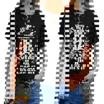 男性、女性、84歳の誕生日への84歳の誕生日プレゼント 長袖tシャツ レディースTシャツ - Kawaiitshirt