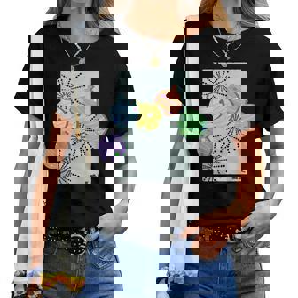 盛夏ー祭りの夜ー ヨーヨー 水風船 花火 祭り 夏 暑い 夜 レトロ 和柄 メンズ レディース キッズ レディースTシャツ - Kawaiitshirt