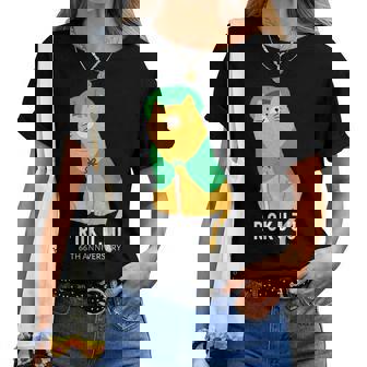 緑寿祝い 猫好き ちゃんちゃんこ 父 男性 母 女性 緑寿 お祝い 66歳 かわいい ねこ おしゃれ 猫 レディースTシャツ - Kawaiitshirt