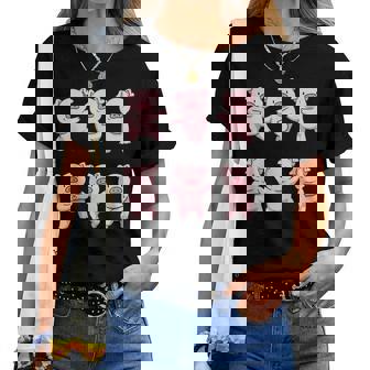 豚愛好家のための豚の贈り物女性豚シャツ女性男性子供豚 レディースTシャツ - Kawaiitshirt