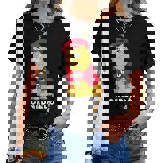 還暦祝い 猫 ねこ ちゃんちゃんこ 男性 女性 猫好き 還暦 お祝い 60歳 かわいい おもしろ オレンジ猫 レディースTシャツ - Kawaiitshirt