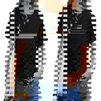 野球選手 娘 面白い ソフトボール バット 女の子 レディースTシャツ - Kawaiitshirt