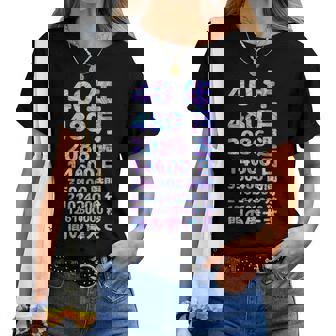 面白い40歳の誕生日の古いメーター 面白い40歳のギフト 女性 男性 面白い電卓 40歳の誕生日のギフト レディースTシャツ - Kawaiitshirt