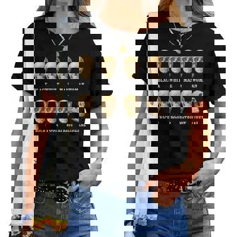 黒人白人男性女性リッチプアーパトリオットリベラル・スカル レディースTシャツ - Kawaiitshirt