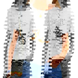 & Life Is Better Dapple Dachshund Lover レディースTシャツ - Kawaiitshirt