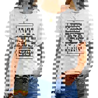 46歳の誕生日 男性 女性 46歳 ヴィンテージ 1979年 レディースTシャツ - Kawaiitshirt