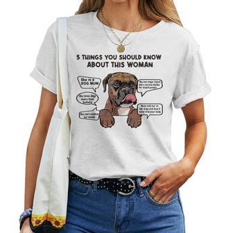 5 Things Should Know About Brindle Boxer Dog Mom Women T-shirt - Thegiftio UK