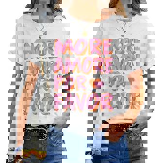 More Amore Por Favor X Mehr Liebeelbstliebeelflove Back T-shirt Frauen - Seseable