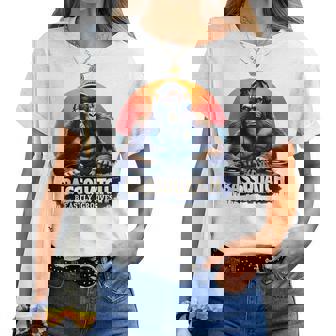 Bassquatch – Groovyasquatch Djデザイン 音楽愛好家向け レディースTシャツ - Kawaiitshirt