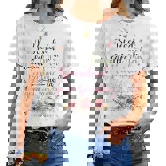 Blessed To Be Called Mom Grandma And Great Grandma Women T-shirt | Mazezy