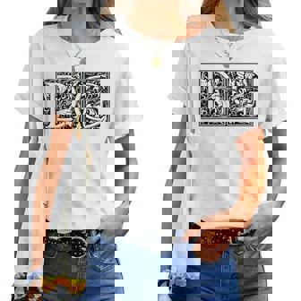 Dg Initials D G Nameurname Onomastics Onomatology レディースTシャツ - Kawaiitshirt