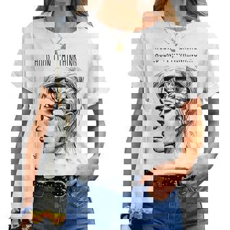 Drôle De Chat Cerveau Fille S Meme Graphique T-shirt femme - Cadeauxyz