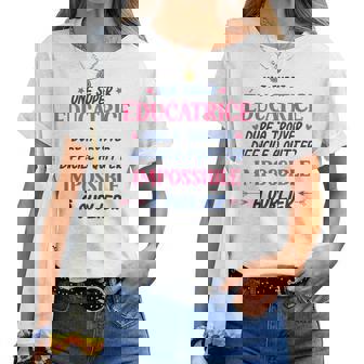 Educatricepécialisé Original Uper Educatrice T-shirt femme - Cadeauxyz