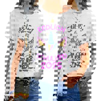 Endlichchulkind Mädchen Einhornchulanfang 2025 T-shirt Frauen - Geschenkecke