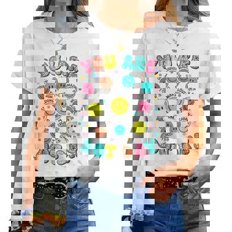 You Are Enough Christian Bible Dot Day Colorful Polka Dot Women T-shirt | Mazezy