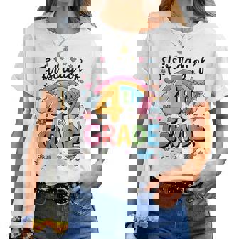 First Day Of 4Th Grade Back To School Teacher Girls Women T-shirt | Mazezy