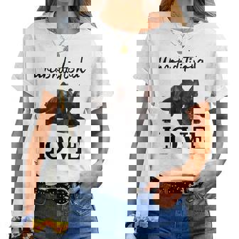 Frenchie Mum Dogへのラブフレンチブルドッグギフト レディースTシャツ - Kawaiitshirt