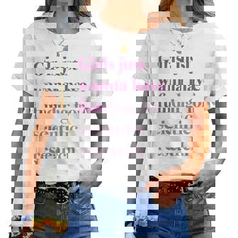 Girls Just Wanna Have Funding X Forcience Research レディースTシャツ - Kawaiitshirt