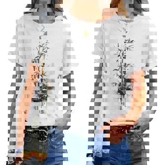 Graphiques Japonais En Bambou Pour Hommes Et S T-shirt femme - Cadeauxyz