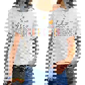 Hallo Kindergarten 2025 Mädchen Kindergartenkind T-shirt Frauen - Geschenkecke