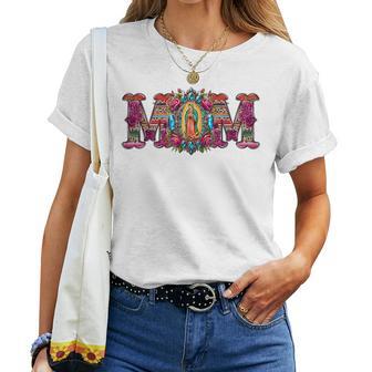 Heritage Mexican Mom Virgen De Guadalupe Mother's Day Women T-shirt - Thegiftio UK