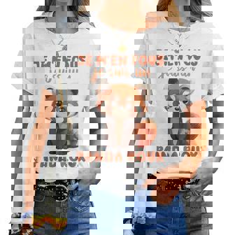 Je M’En Fous Jeuis Un Panda Roux Mignon Panda Roux T-shirt femme - Cadeauxyz