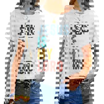 Jesus Is My Lord – Christian Faithintage Graphic レディースTシャツ - Kawaiitshirt