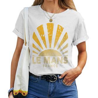 Le Mans Francia Le Mansunshine Cuello Camiseta de mujer - Regaloses