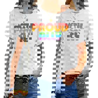 Lgbtq Proud Ally Lesbian Gay Pride Lgbt Ally Rainbowintage レディースTシャツ - Kawaiitshirt