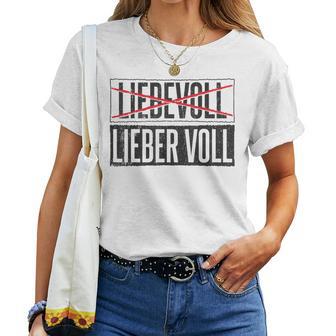 Liebevoll Lieberollaying Beer Beer Drinker Alcohol Club T-shirt Frauen - Geschenkecke